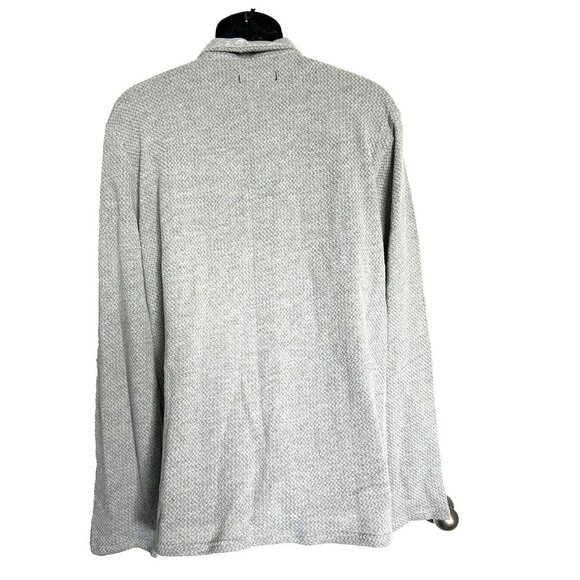 NEW Tommy Bahama Island Sleepwear Shirt Men’s Size Large Gray 1/4 Zip - Picture 2 of 11